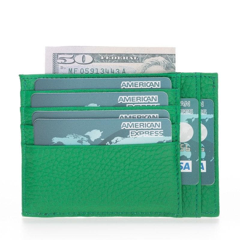 Zip Card Leather Holder