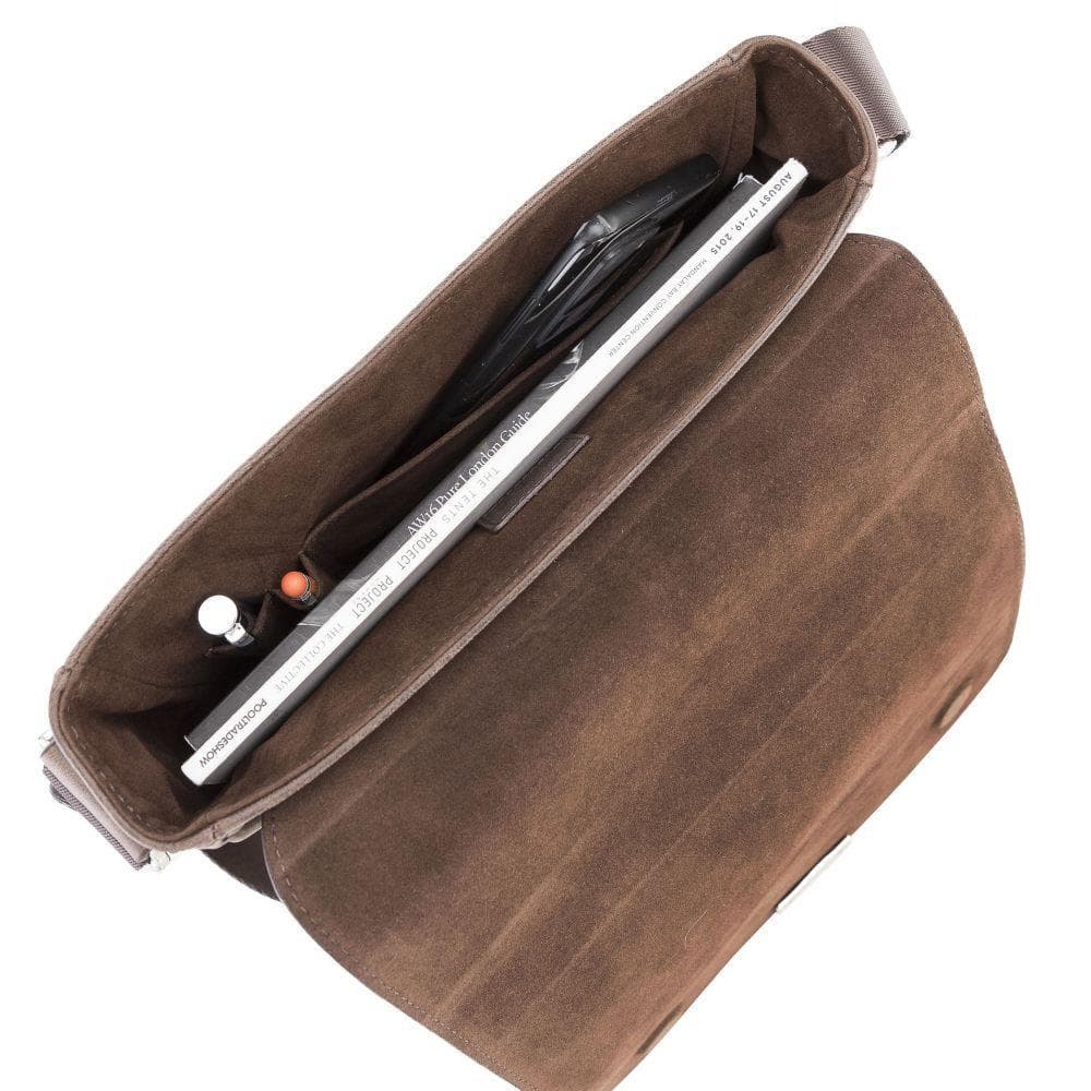 Calisto Leather Messenger Bag
