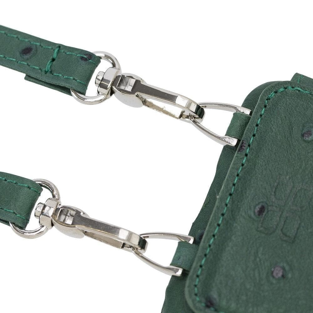 Saff iPhone 11 Pro Genuine Leather Case with Shoulder Strap