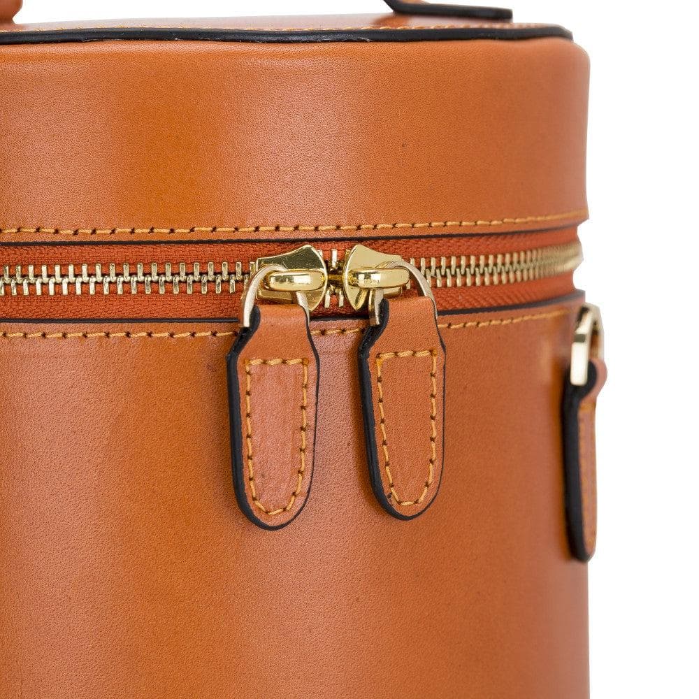 Cylinder Leather Women Bag