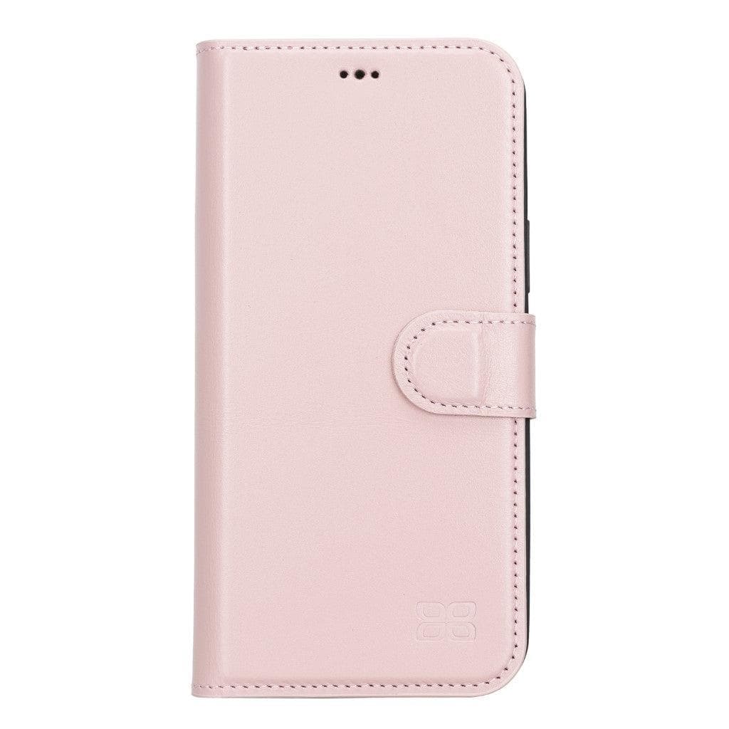 Magic iPhone 13 Mini Detachable Genuine Leather Wallet Case