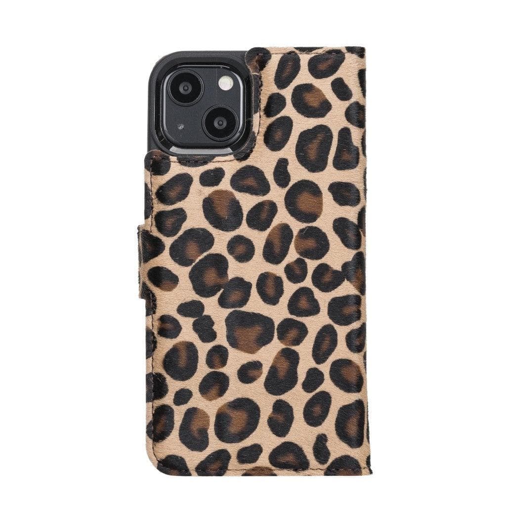 Magic iPhone 13 Pro Max Çıkarılabilir Hakiki Deri Cüzdan Kılıf