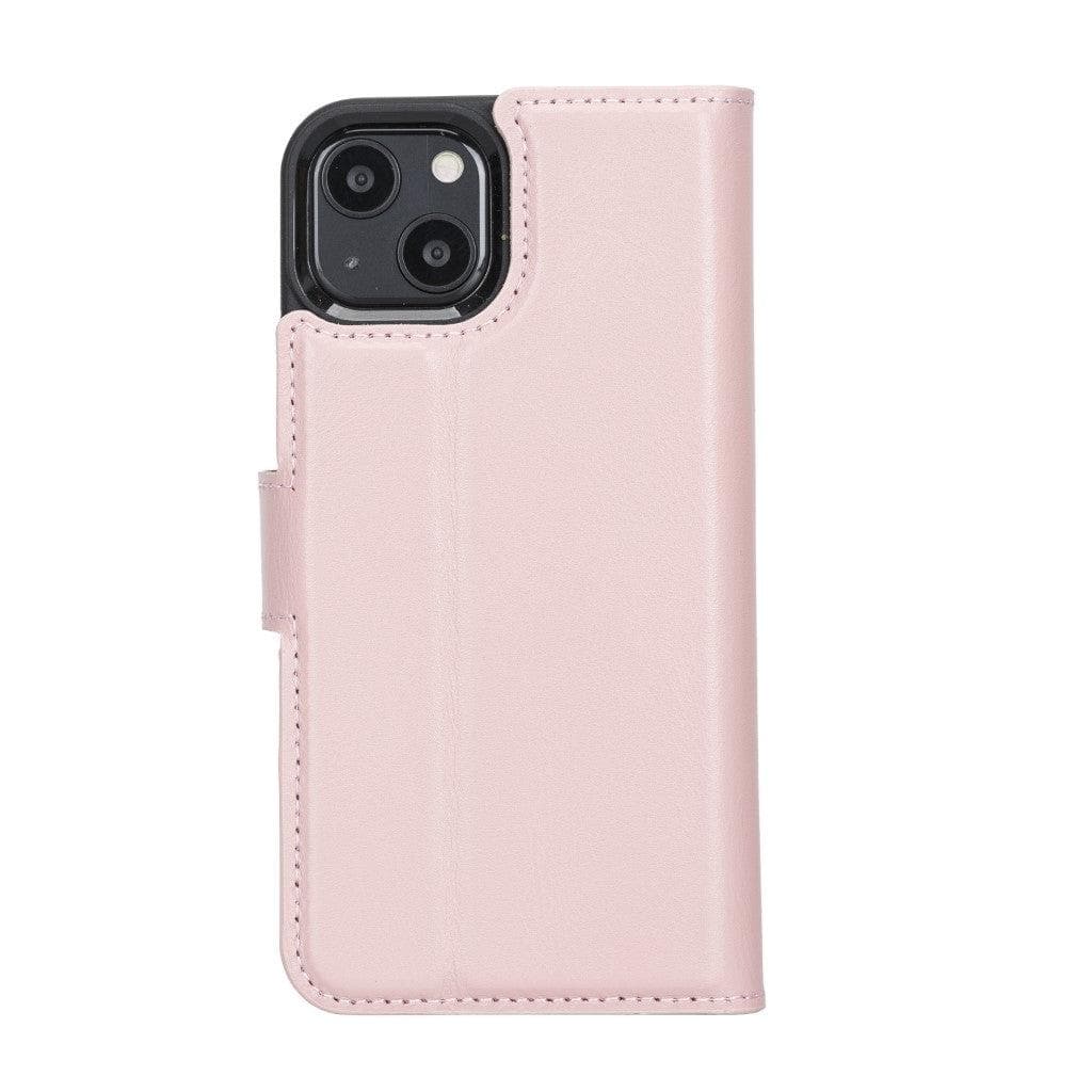Magic iPhone 13 Pro Max Çıkarılabilir Hakiki Deri Cüzdan Kılıf