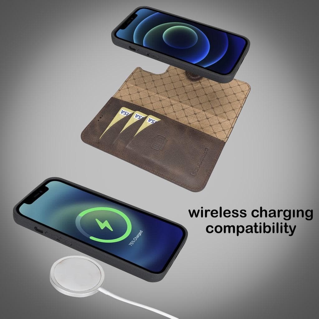 Magic iPhone 13 Mini Leather Detachable Wallet Case