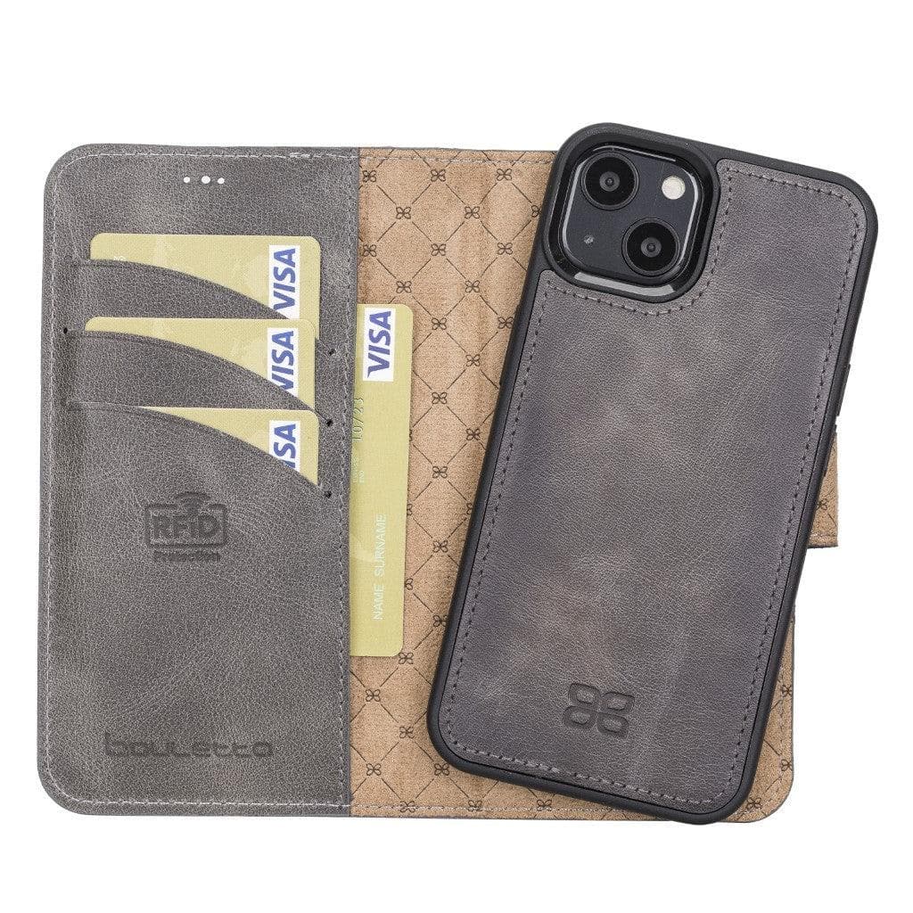 Magic iPhone 13 Mini Leather Detachable Wallet Case