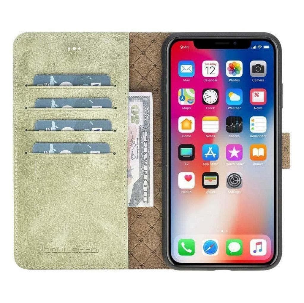Magic iPhone XS Max Detachable Leather Wallet Case