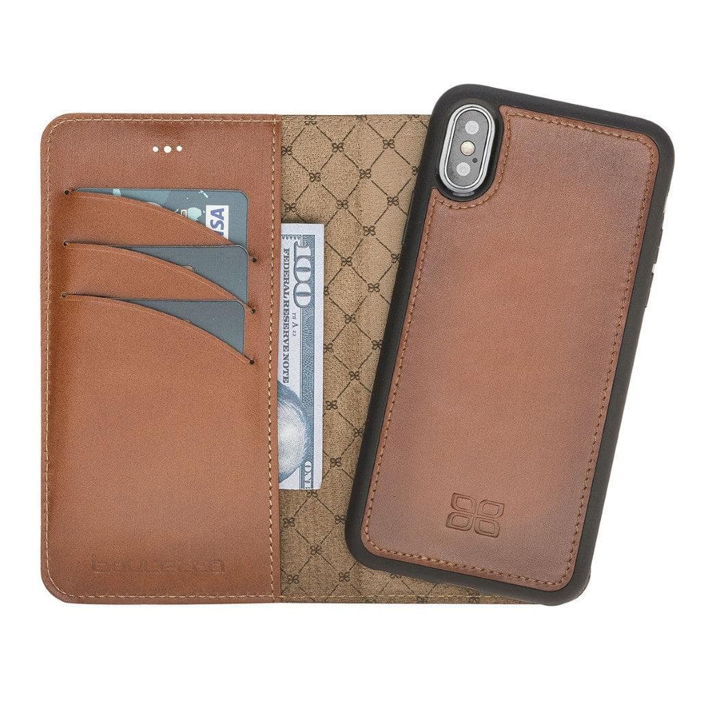 Magic iPhone XS Max Detachable Leather Wallet Case