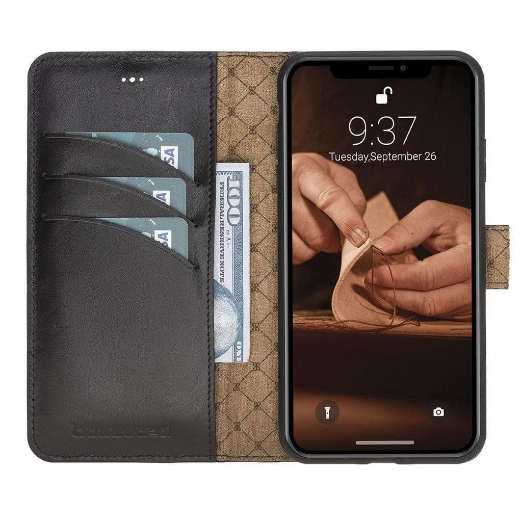 Magic iPhone XS Max Detachable Leather Wallet Case