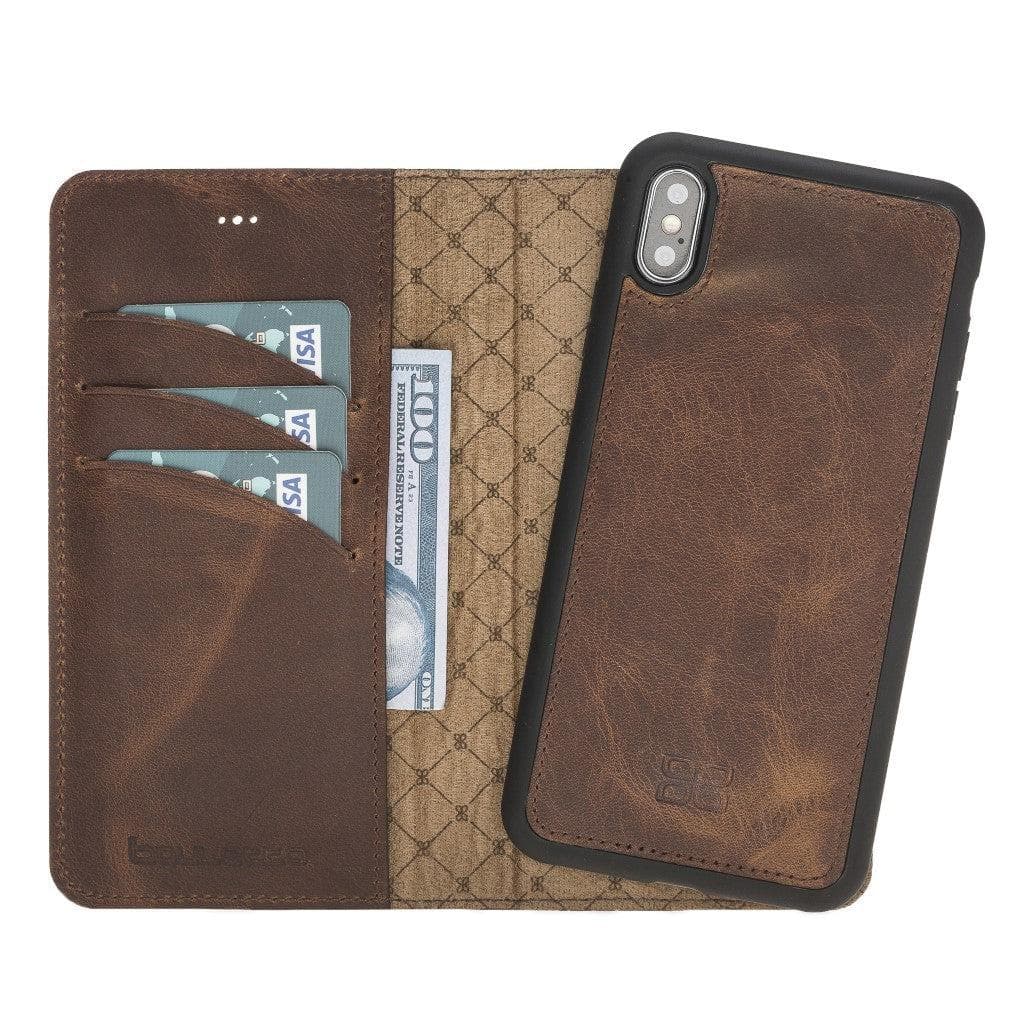 Magic iPhone XS Max Detachable Leather Wallet Case