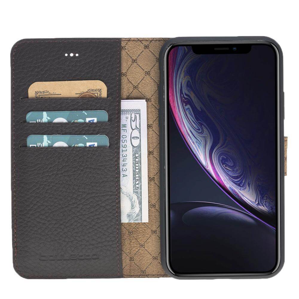 Magic iPhone XS Max Detachable Leather Wallet Case