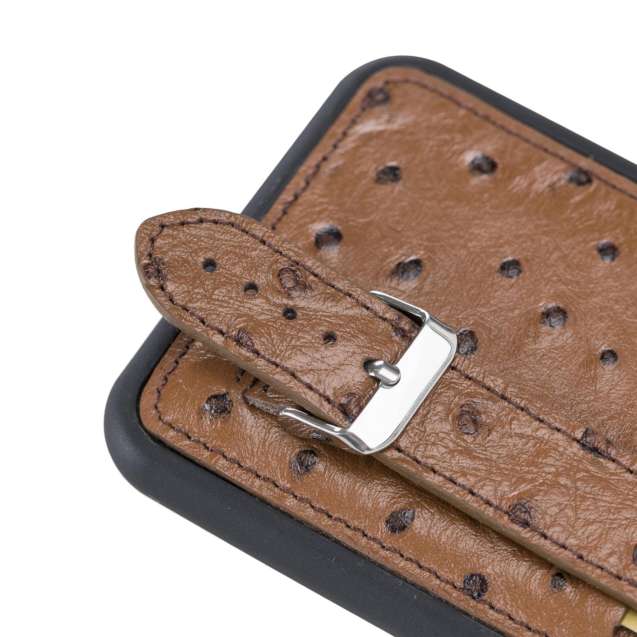 Flex Cover Leather iPhone 11 Pro Case with Card Holder & Hand Strap