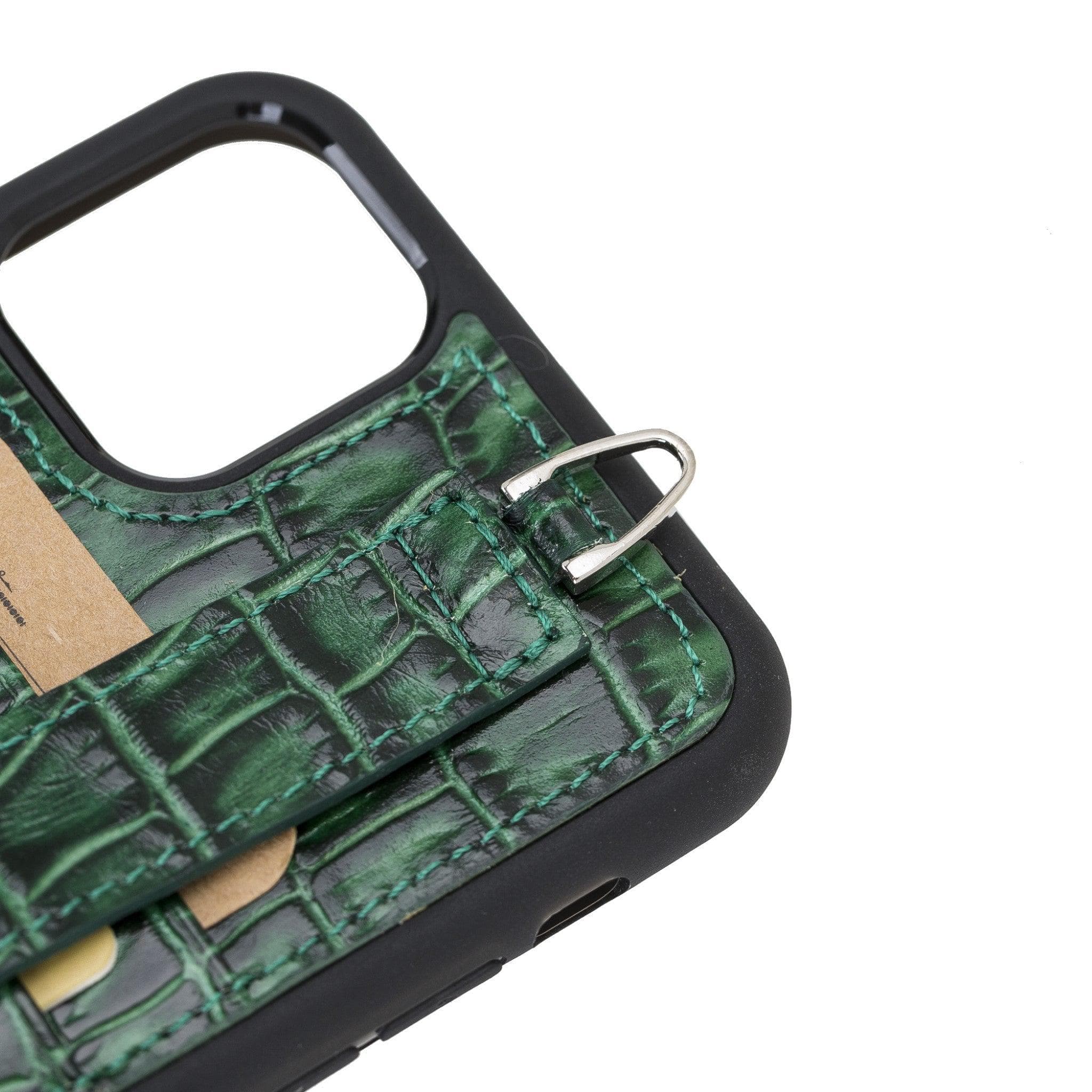 Flex Cover Leather iPhone 11 Pro Case with Card Holder & Hand Strap
