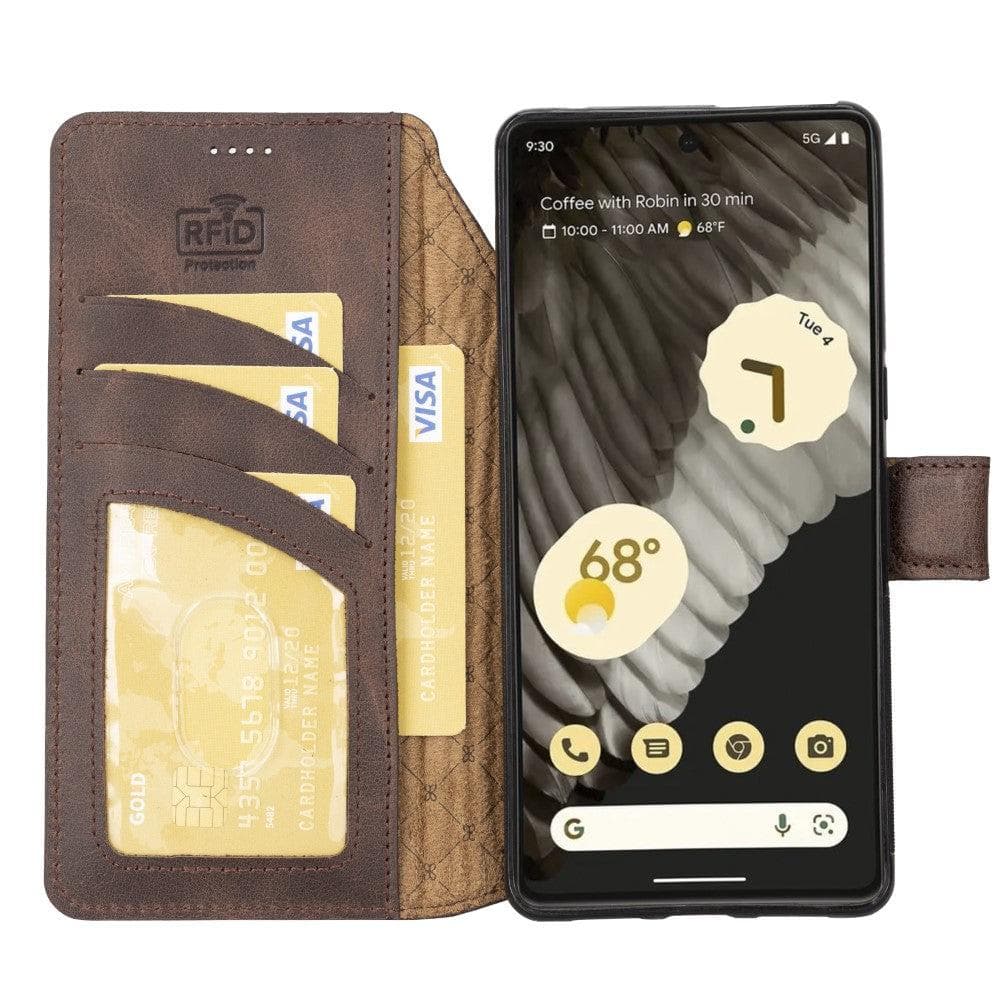 Magic Google Pixel 7 Pro Genuine Leather Detachable Wallet Case