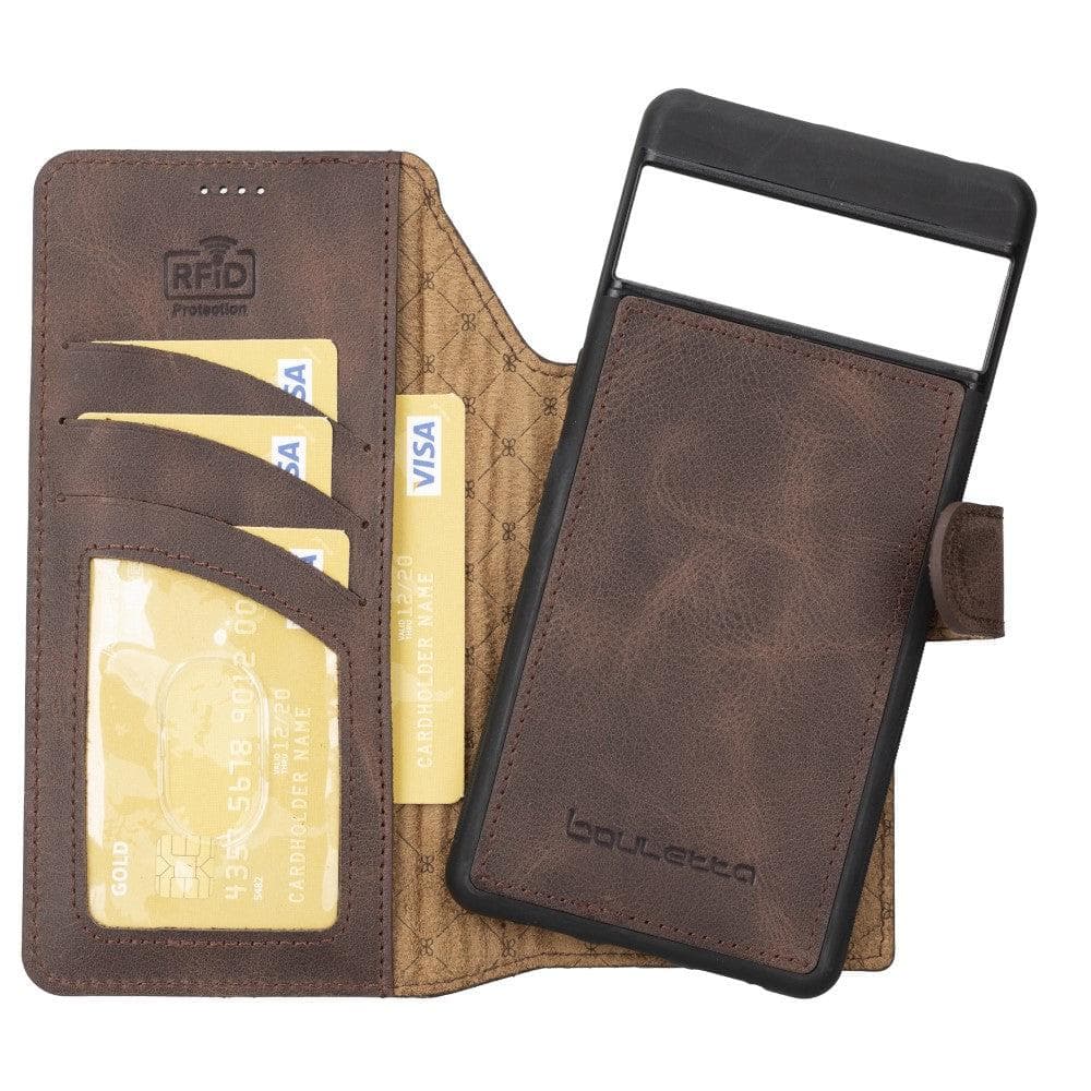 Magic Google Pixel 7 Pro Genuine Leather Detachable Wallet Case
