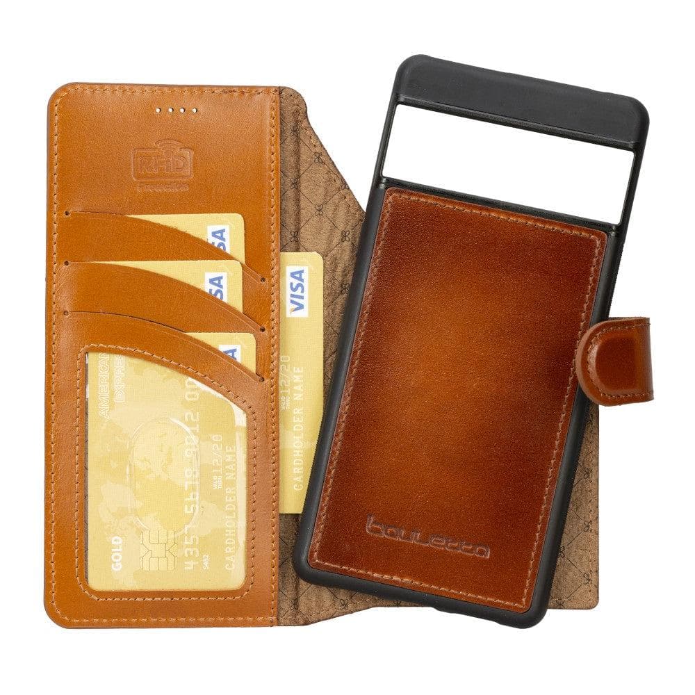Magic Google Pixel 7 Pro Genuine Leather Detachable Wallet Case