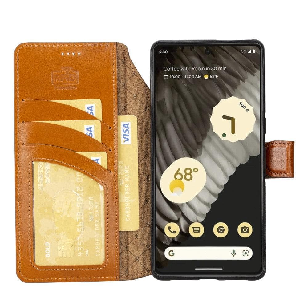 Magic Google Pixel 7 Pro Genuine Leather Detachable Wallet Case