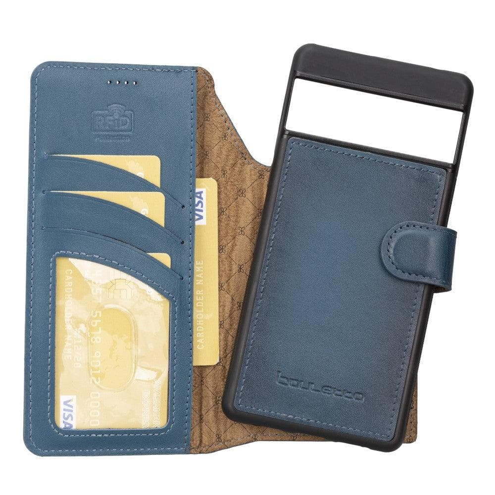 Magic Google Pixel 7 Pro Genuine Leather Detachable Wallet Case
