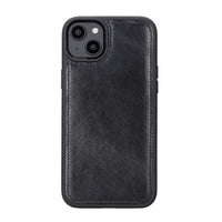 Magic Magnetic Detachable Leather Wallet Case with RFID for iPhone 15 (6.1") - BLACK