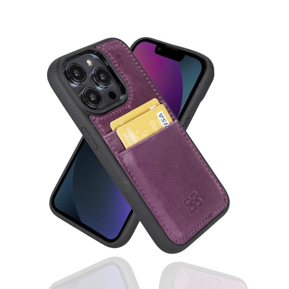 Flex Cover Genuine Leather iPhone 15 Pro Max Case with Card Holder