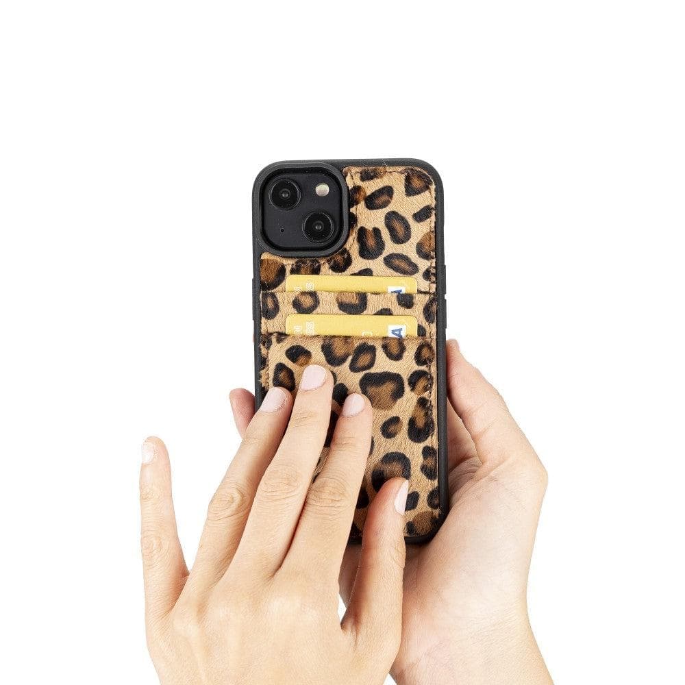 Flex Cover Genuine Leather iPhone 15 Pro Max Case with Card Holder