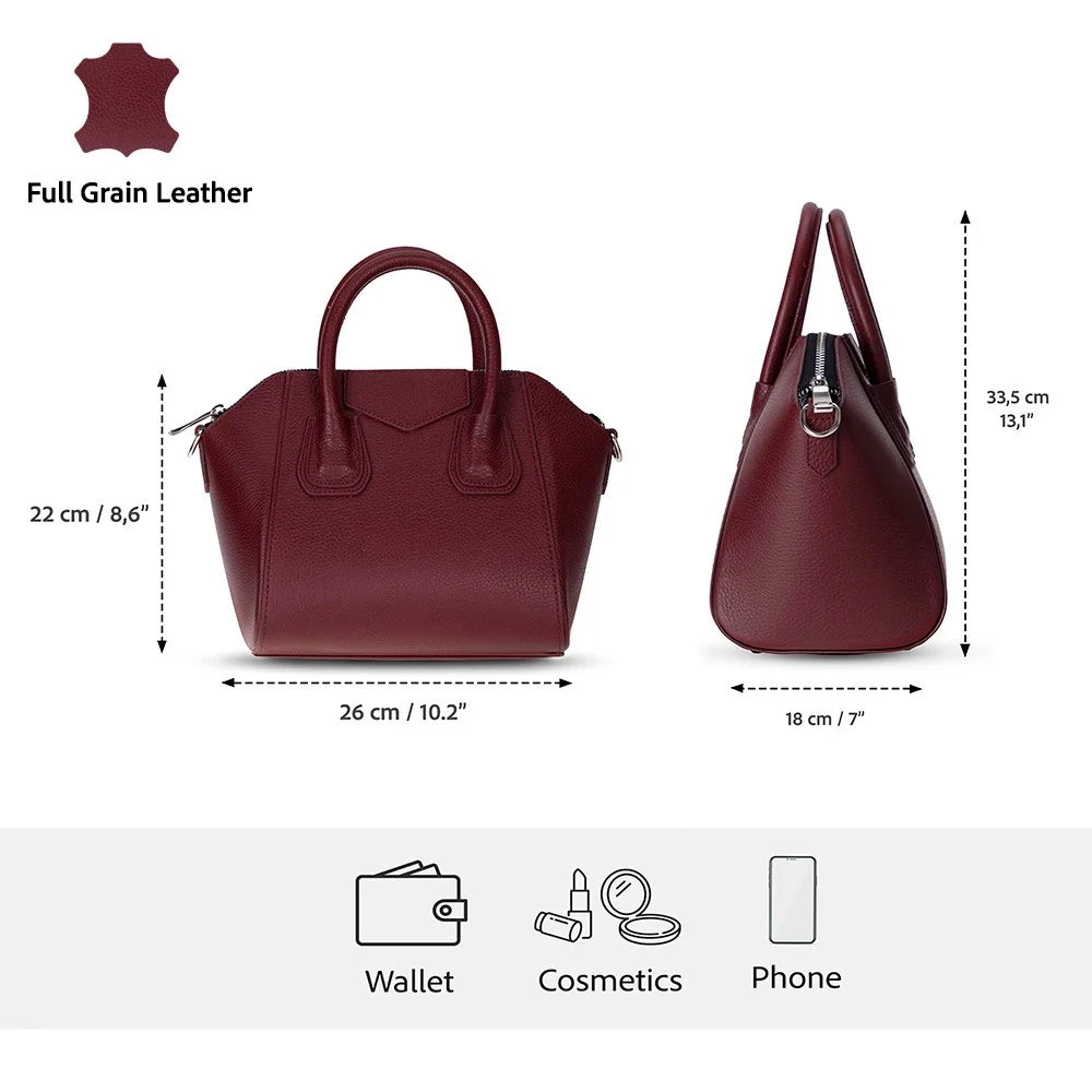 Lorenza Genuine Leather Women's Bag, Medium