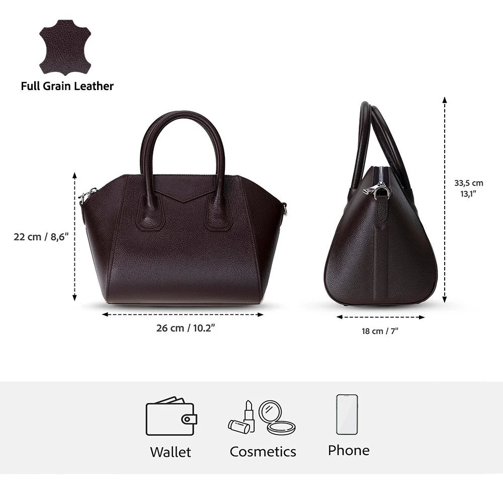 Lorenza Genuine Leather Women's Bag, Medium