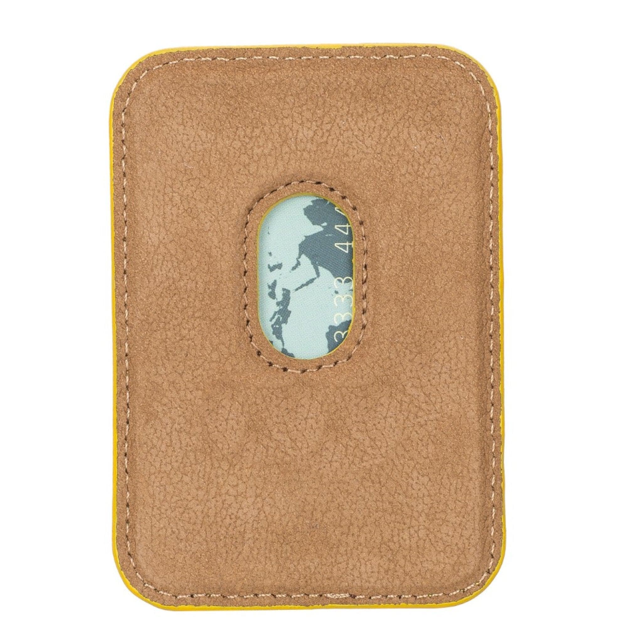 Maggy Magnetic Leather Card Holder - saracleather