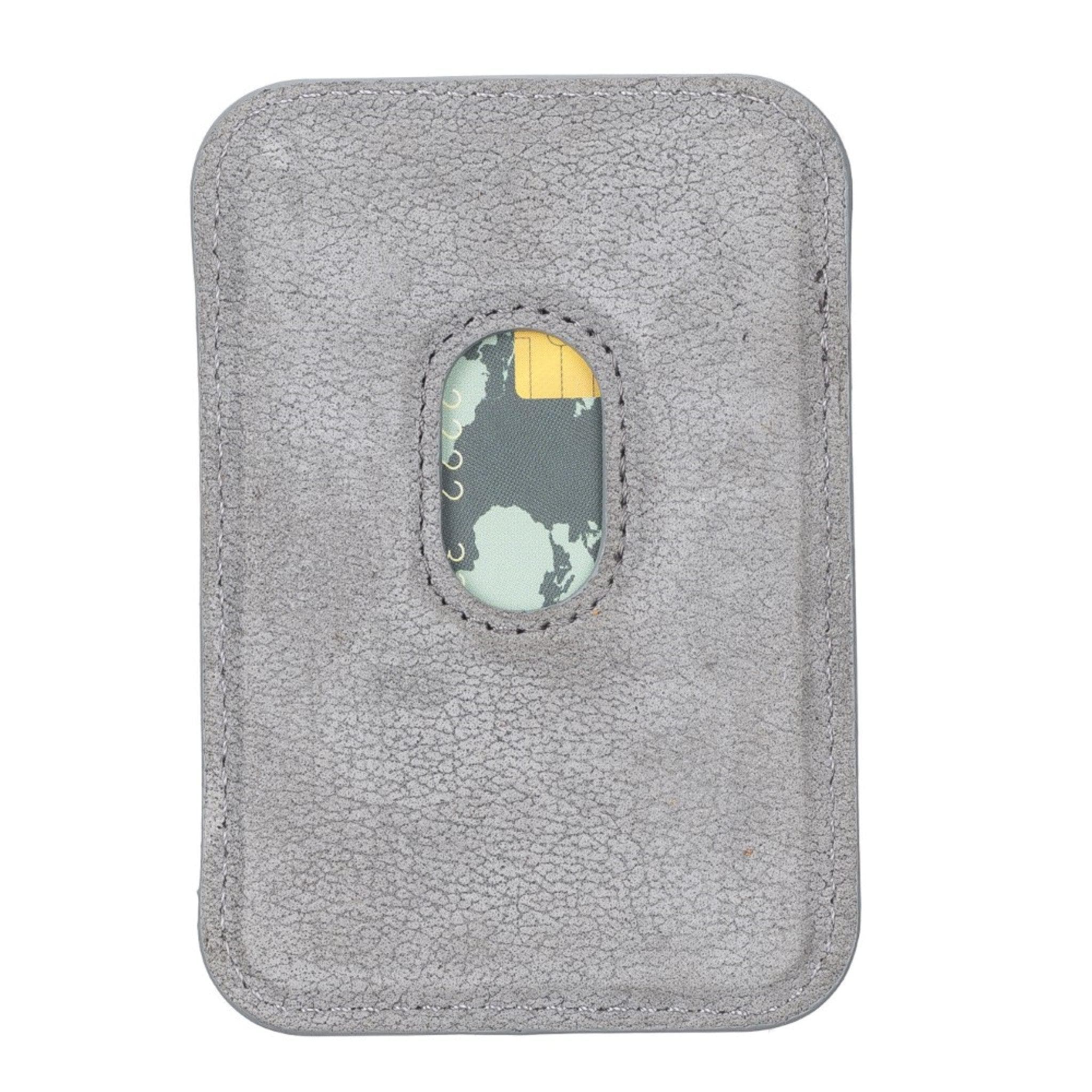 Maggy Magnetic Leather Card Holder - saracleather