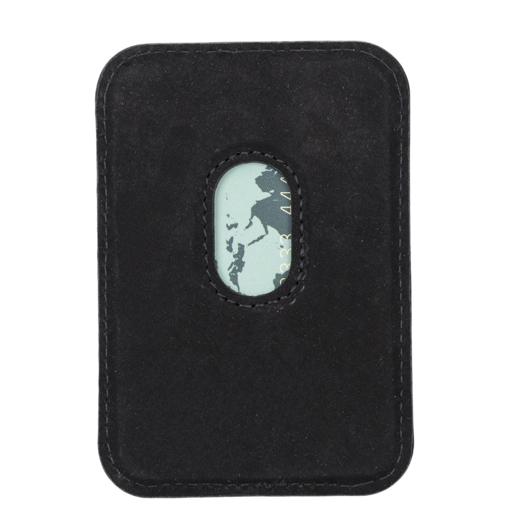 Maggy Magnetic Leather Card Holder - saracleather