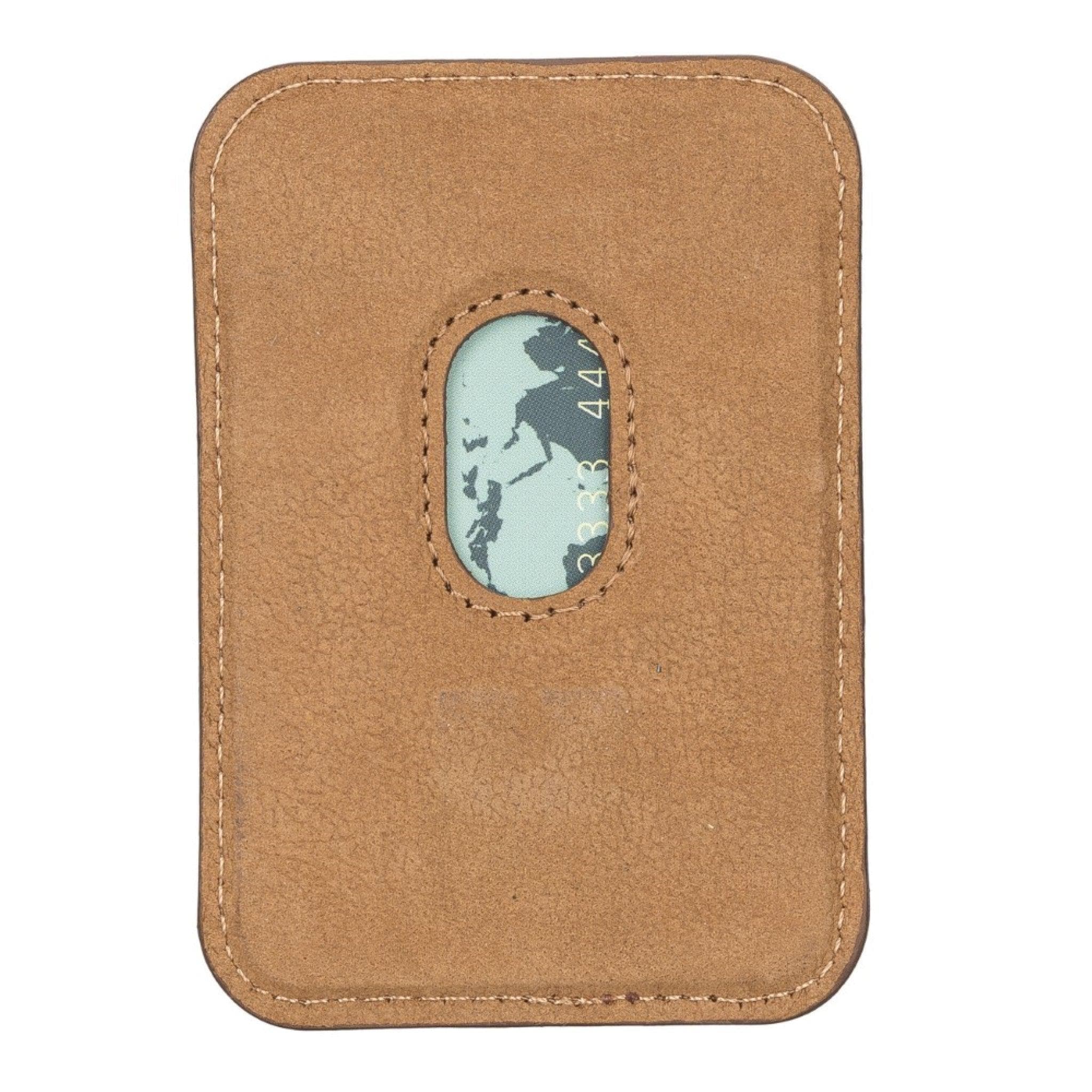 Maggy Magnetic Leather Card Holder - saracleather
