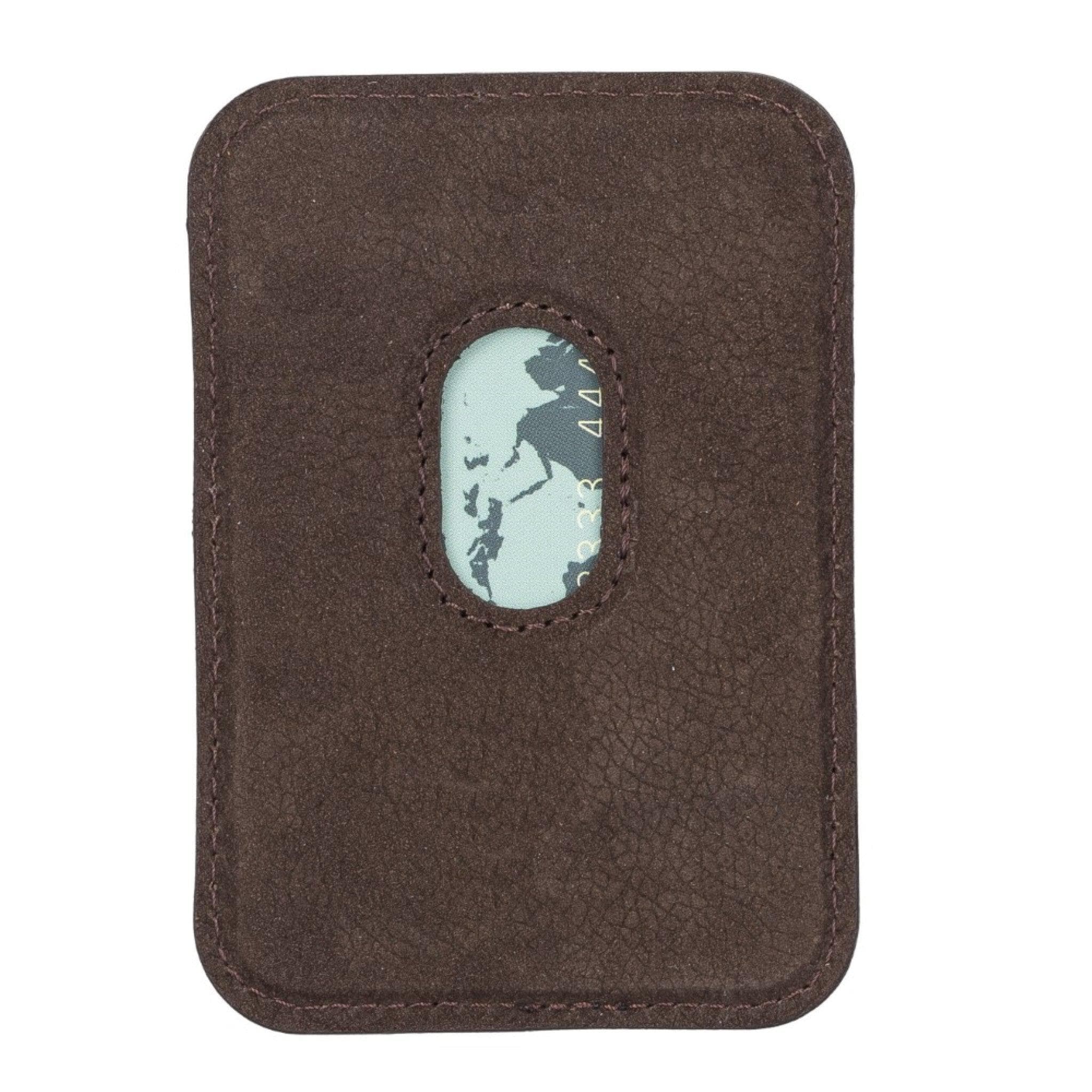 Maggy Magnetic Leather Card Holder - saracleather