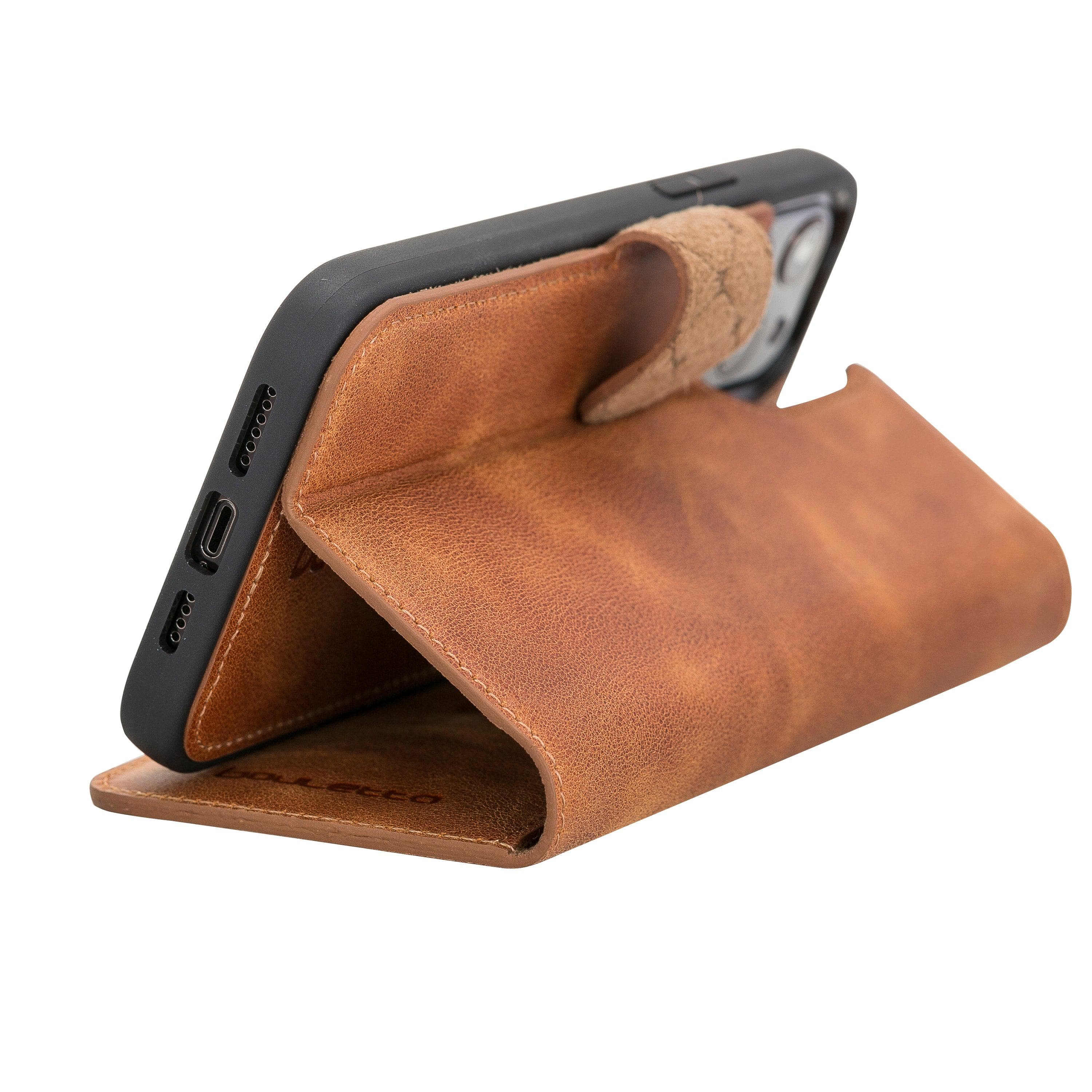 Magic iPhone 12 Pro Max Leather Detachable Wallet Case