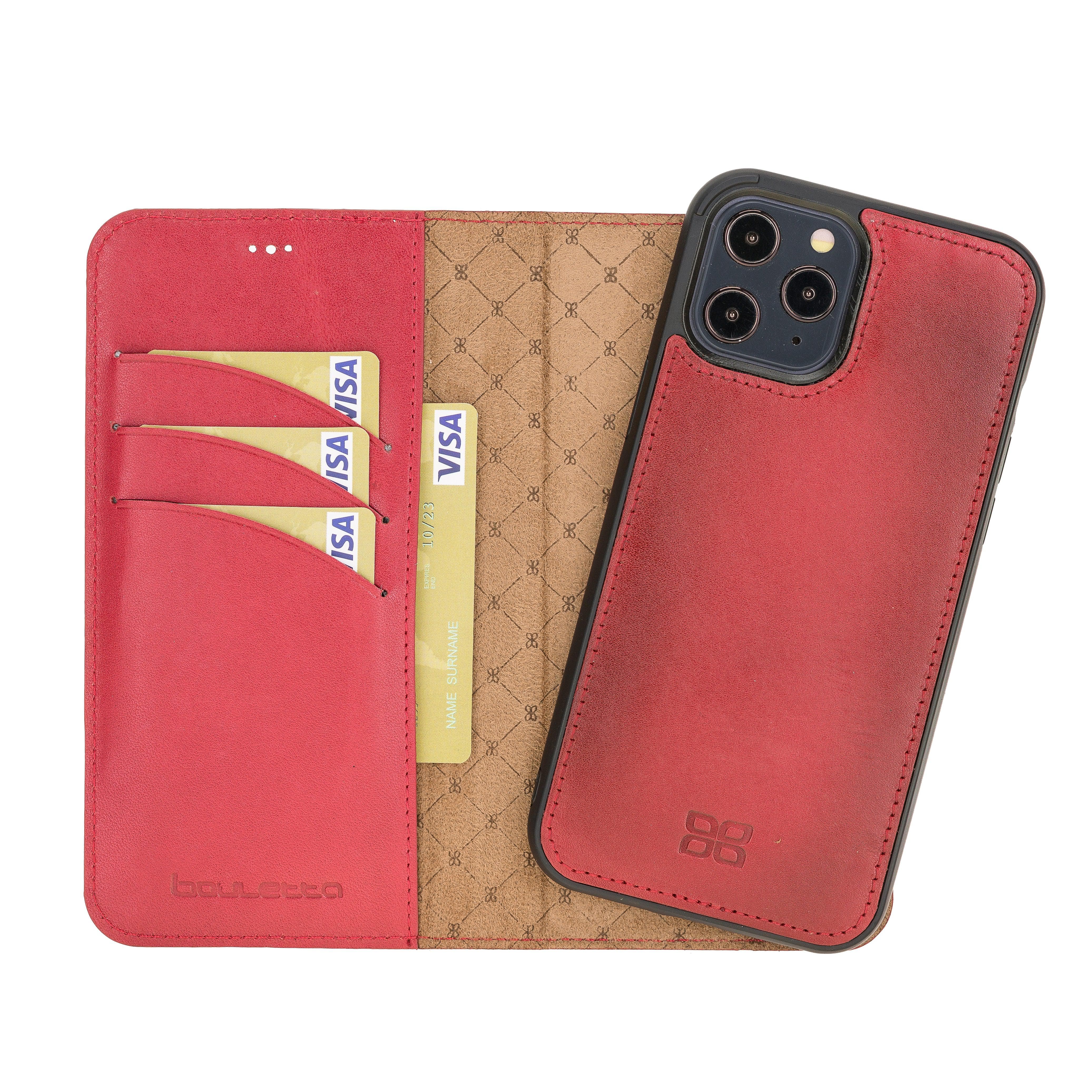 Magic iPhone 12 Pro Max Leather Detachable Wallet Case