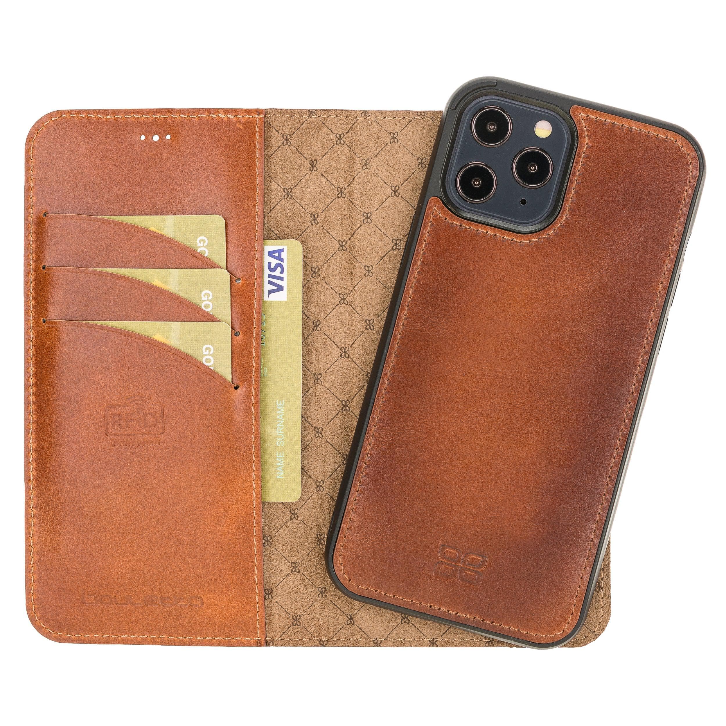 Magic iPhone 12 Pro Max Leather Detachable Wallet Case