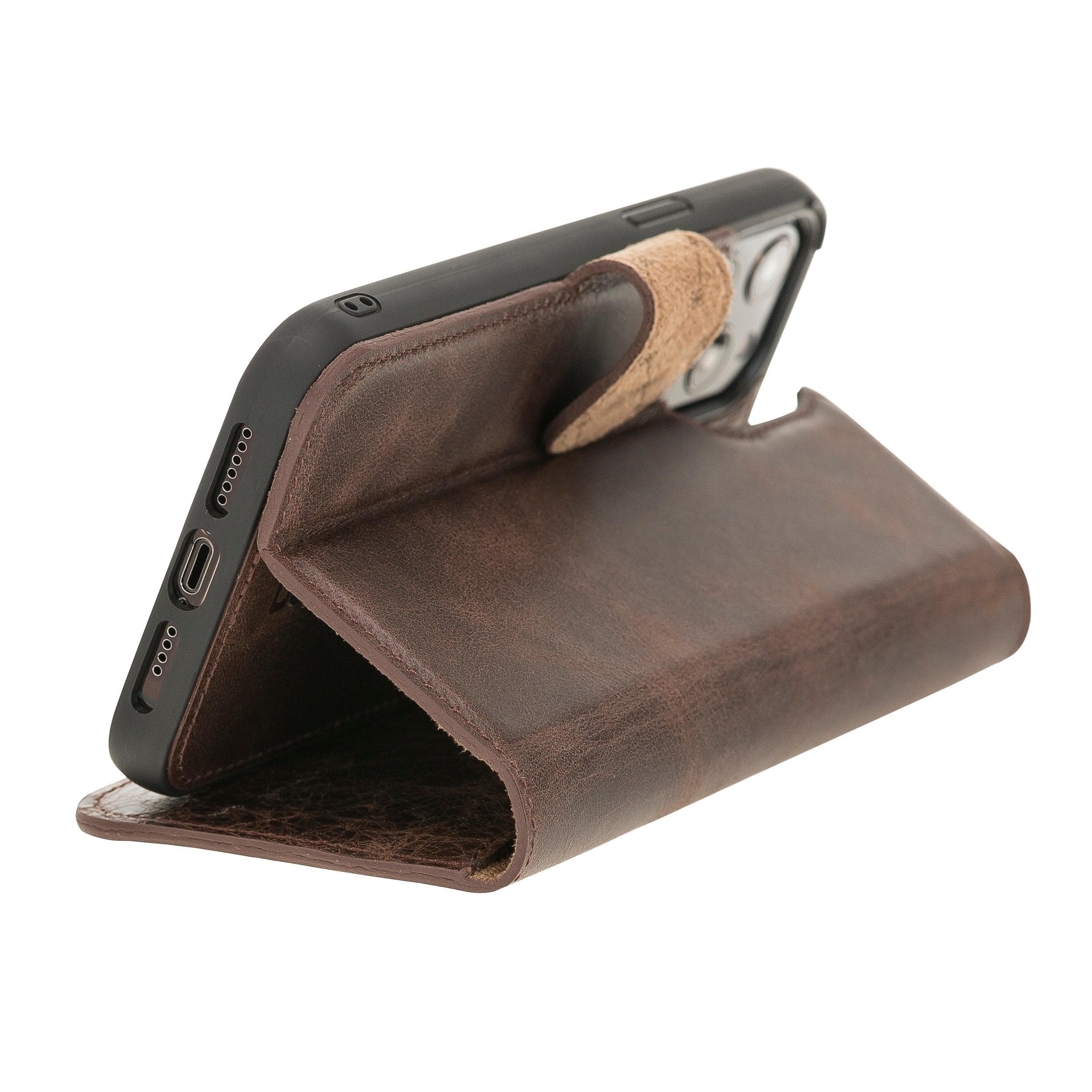 Magic iPhone 12 Pro Max Leather Detachable Wallet Case