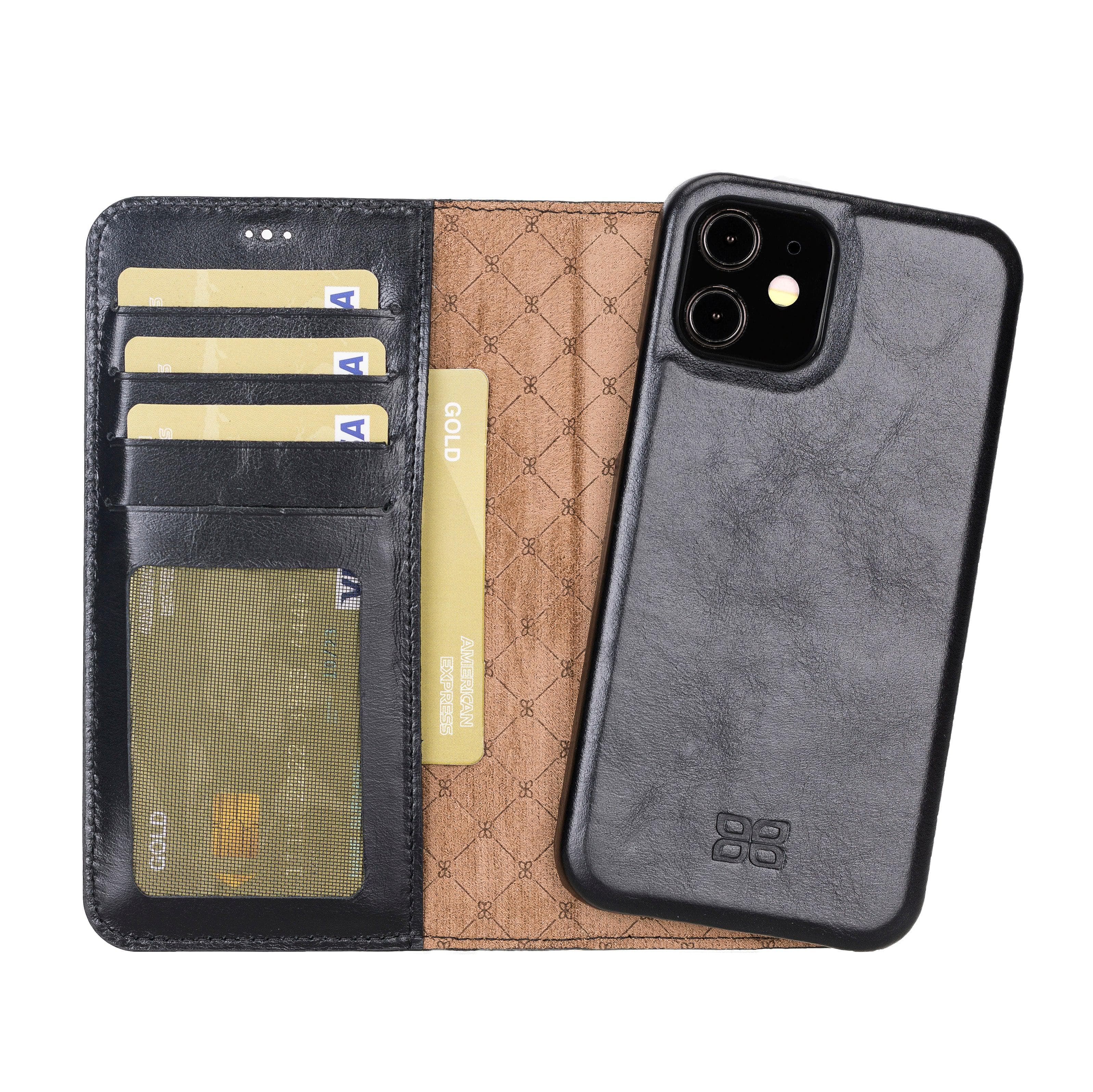F360 Magic Genuine Leather iPhone 12 Pro /  iPhone 12 Detachable Wallet Case