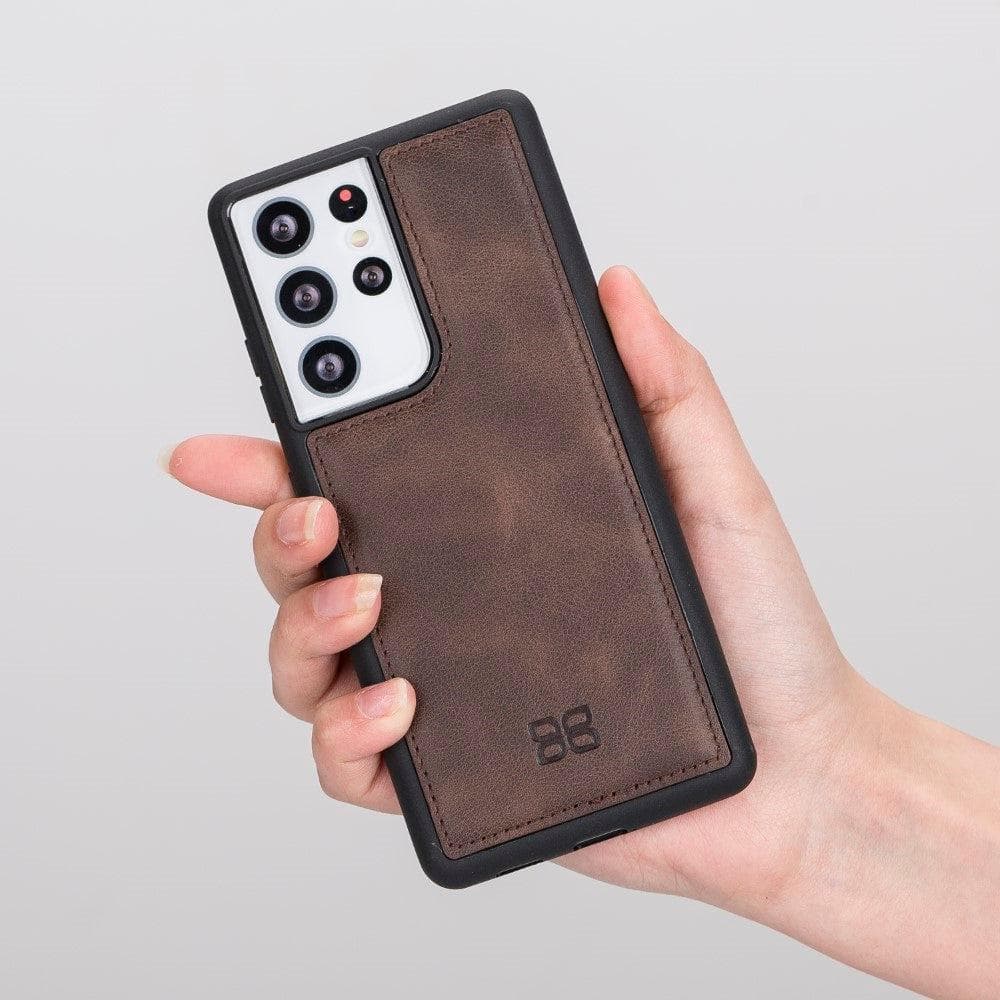 Flex Cover Genuine Leather Samsung Galaxy S21 Case