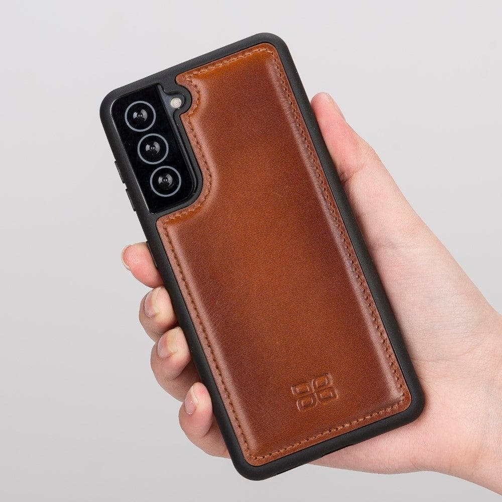 Flex Cover Genuine Leather Samsung Galaxy S21 Case