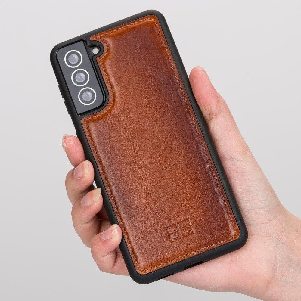 Flex Cover Genuine Leather Samsung Galaxy S21 Case