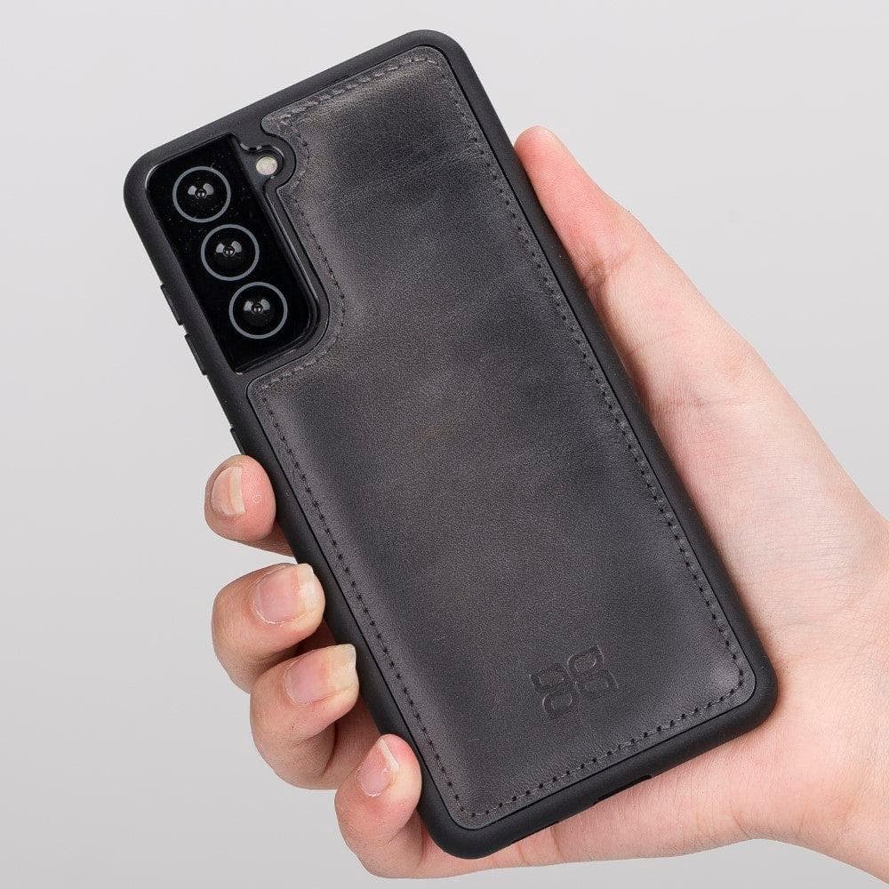 Flex Cover Genuine Leather Samsung Galaxy S21 Case