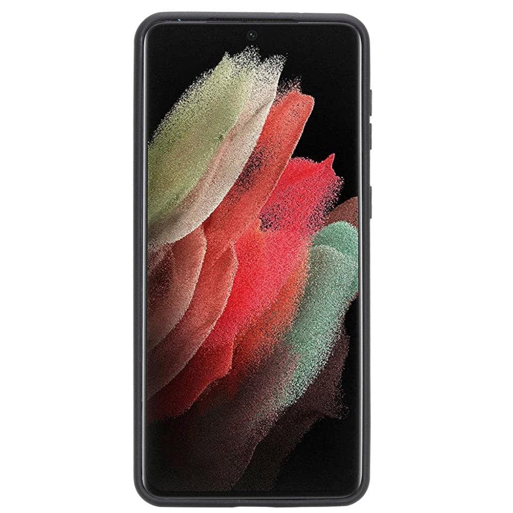 Flex Cover Leather Samsung Galaxy S21 Case with Card Holder