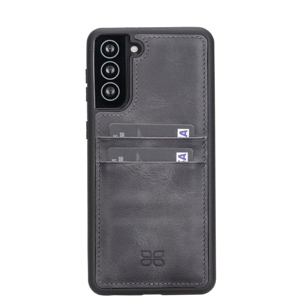 Flex Cover Leather Samsung Galaxy S21 Case with Card Holder