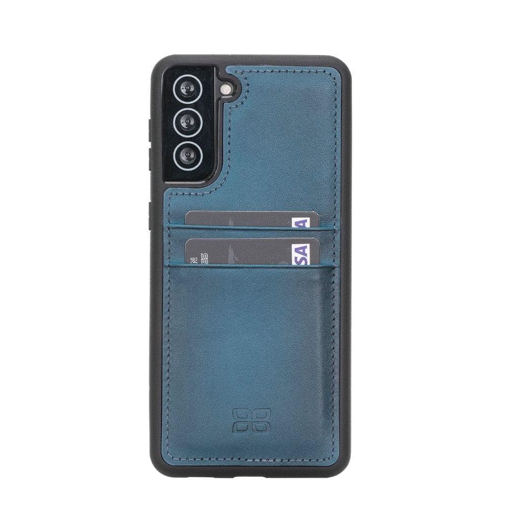 Flex Cover Leather Samsung Galaxy S21 Case with Card Holder