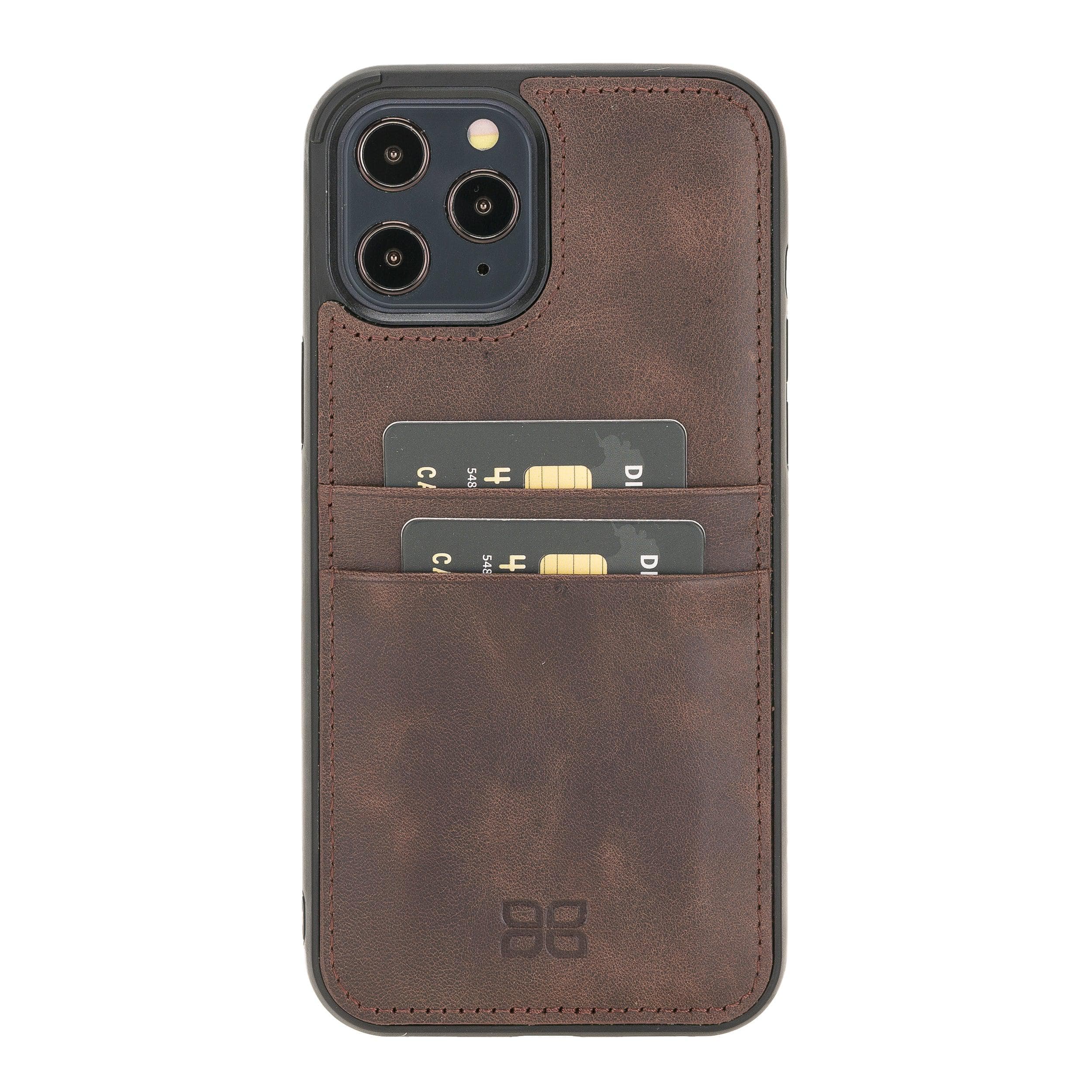 Flex Cover Leather iPhone 12 Pro Max Case with Card Holder