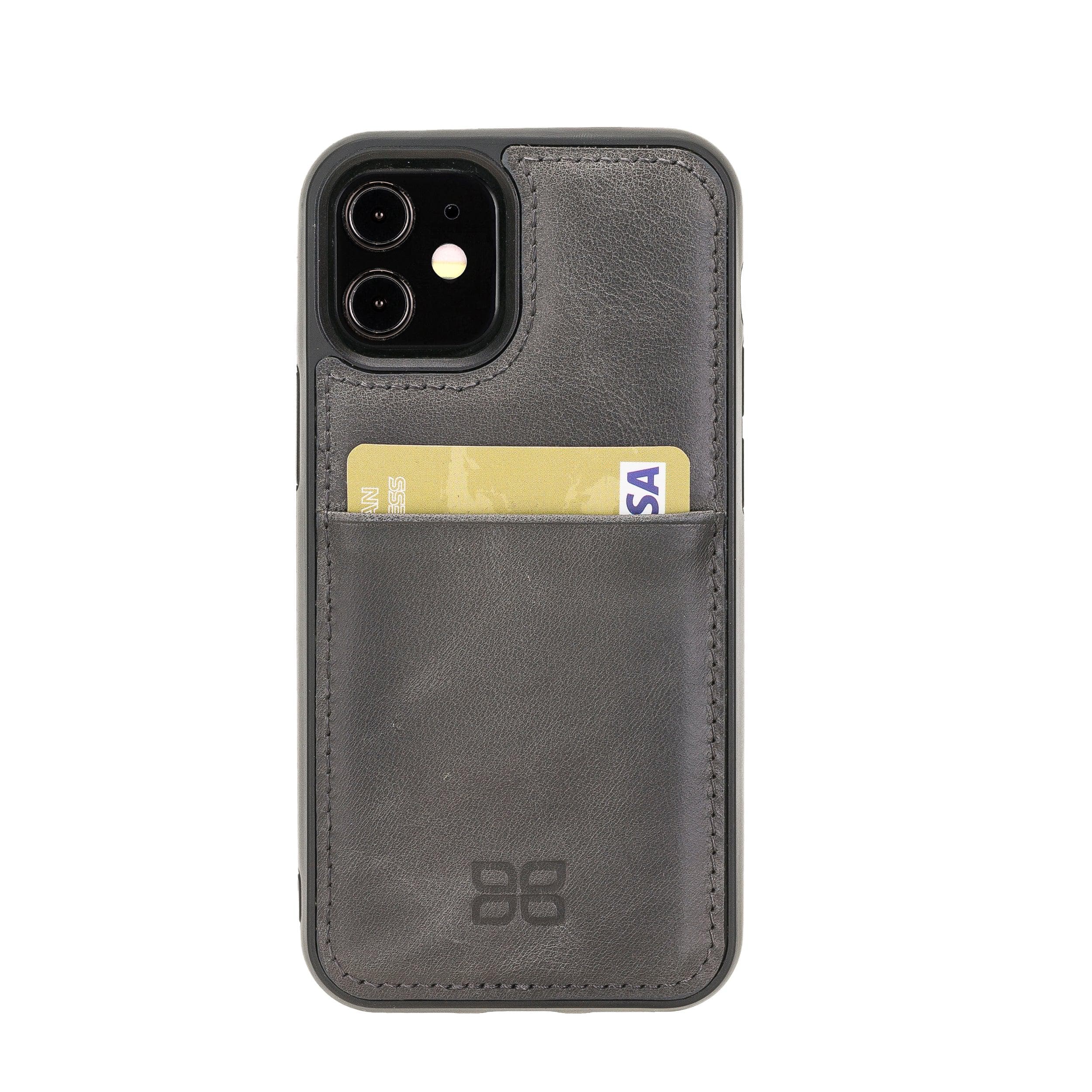 Flex Cover Leather iPhone 12 Pro Max Case with Card Holder