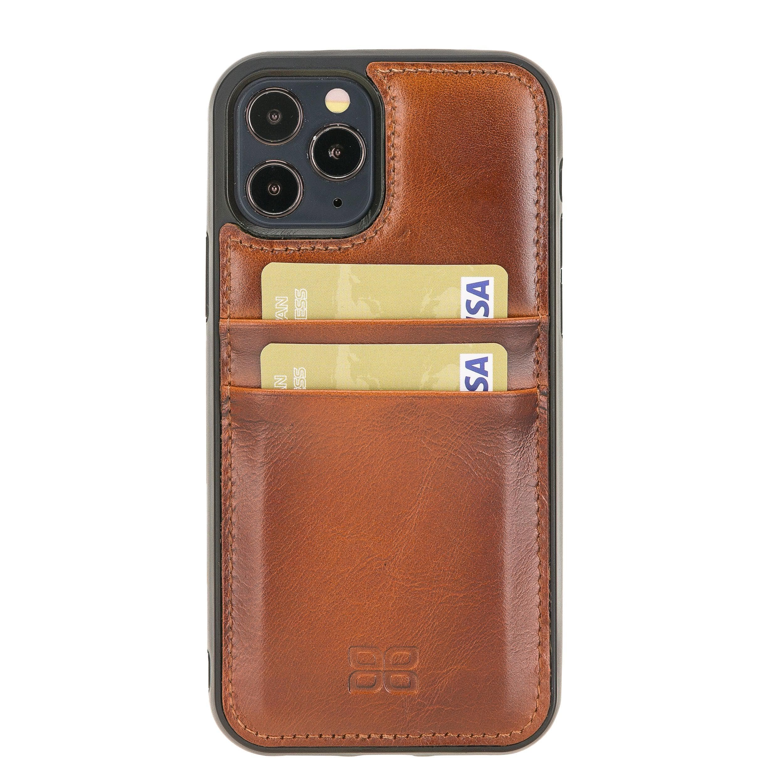 Flex Cover Leather iPhone 12 Pro Max Case with Card Holder
