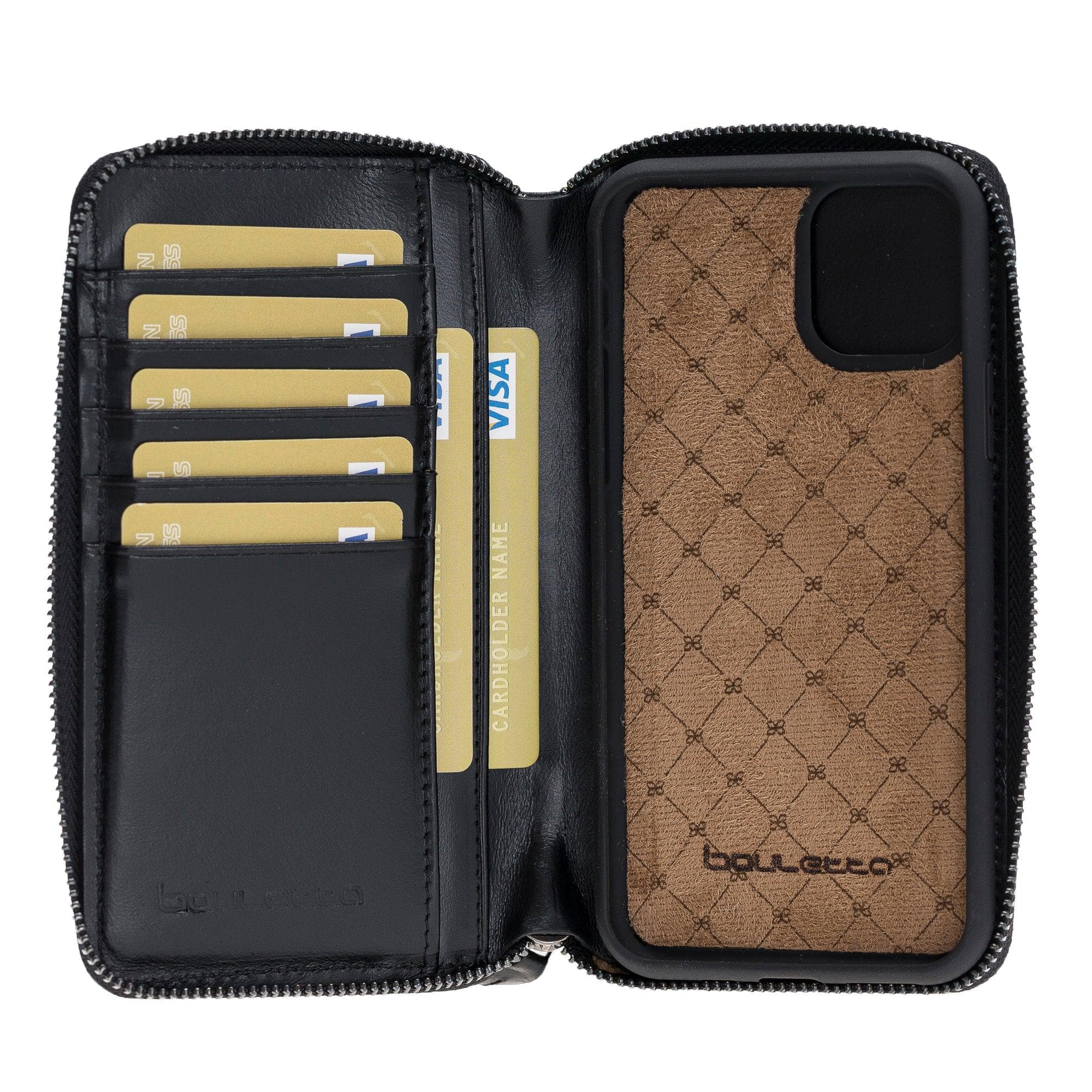 Pouch Magic iPhone 11 Pro Detachable Genuine Leather Wallet Case