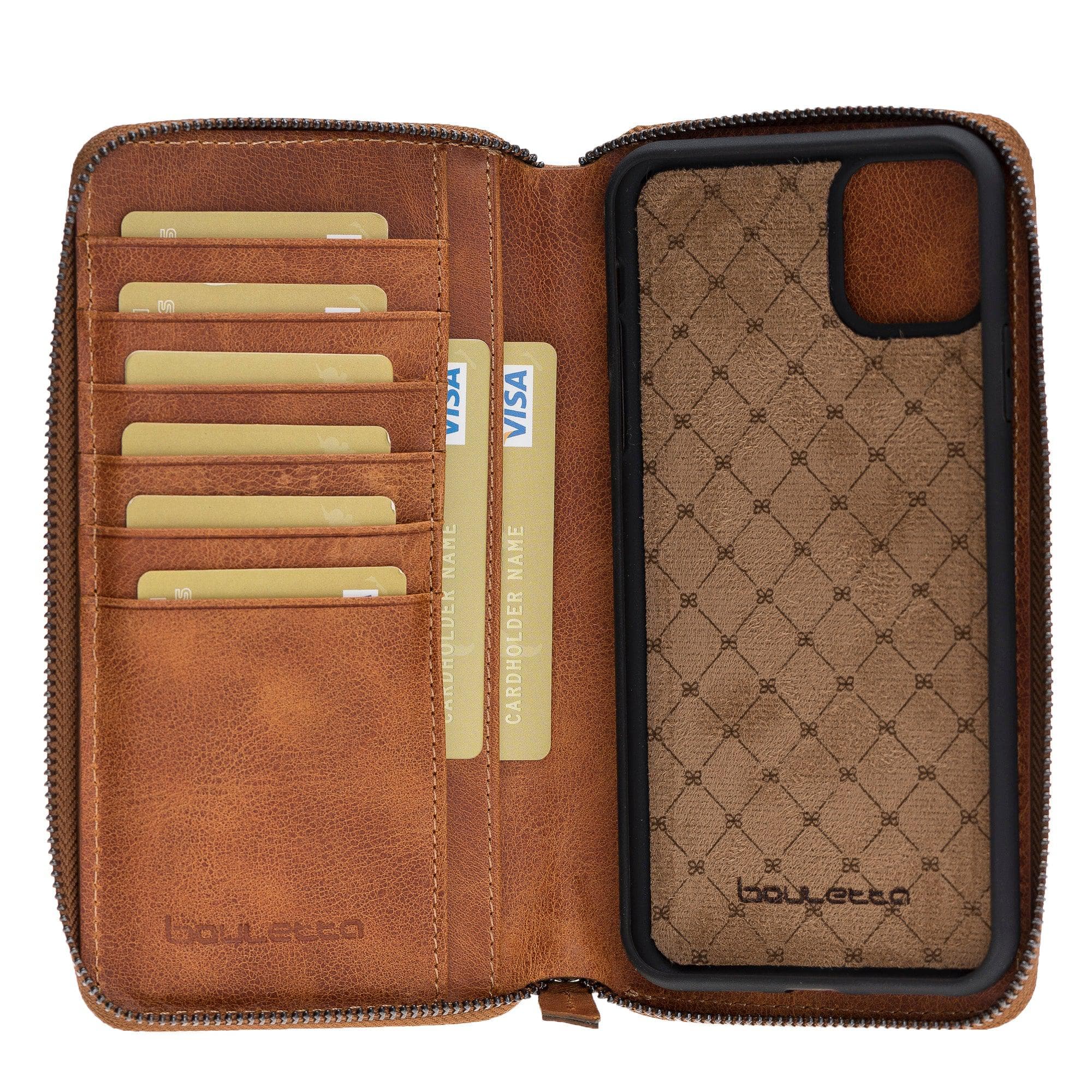 Pouch Magic iPhone 11 Pro Detachable Genuine Leather Wallet Case