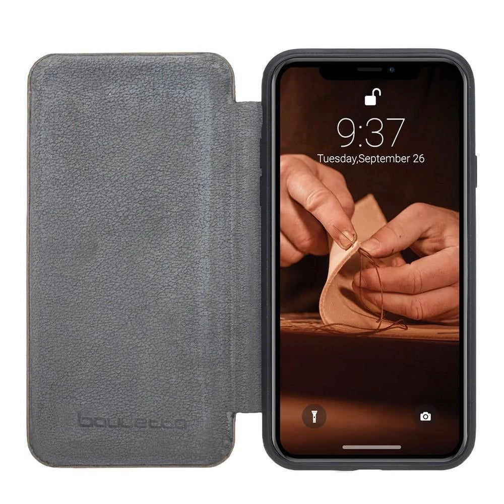 Slim Fit Book iPhone XS Max Leather Wallet Case