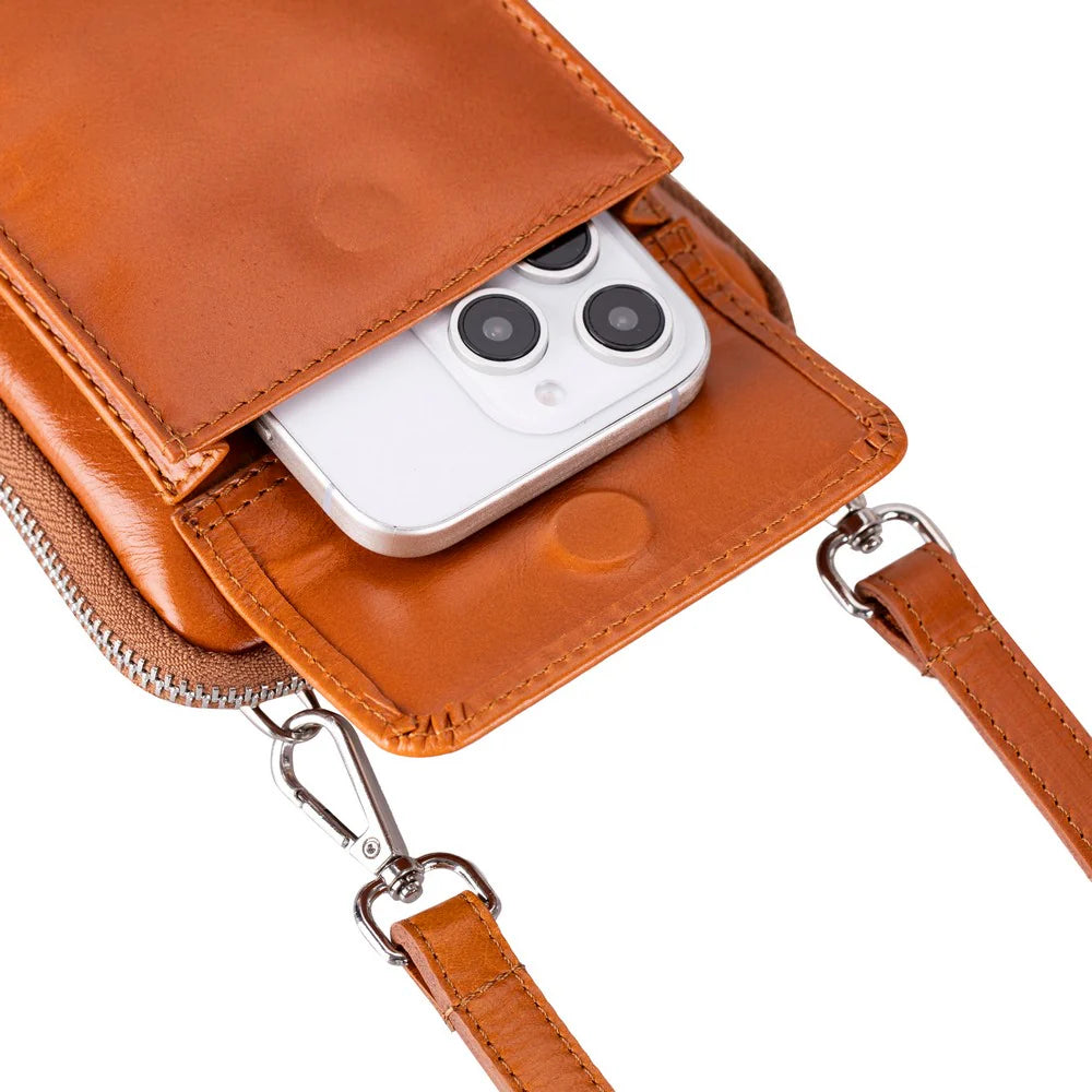 Nino Genuine Leather Crossbody Bag